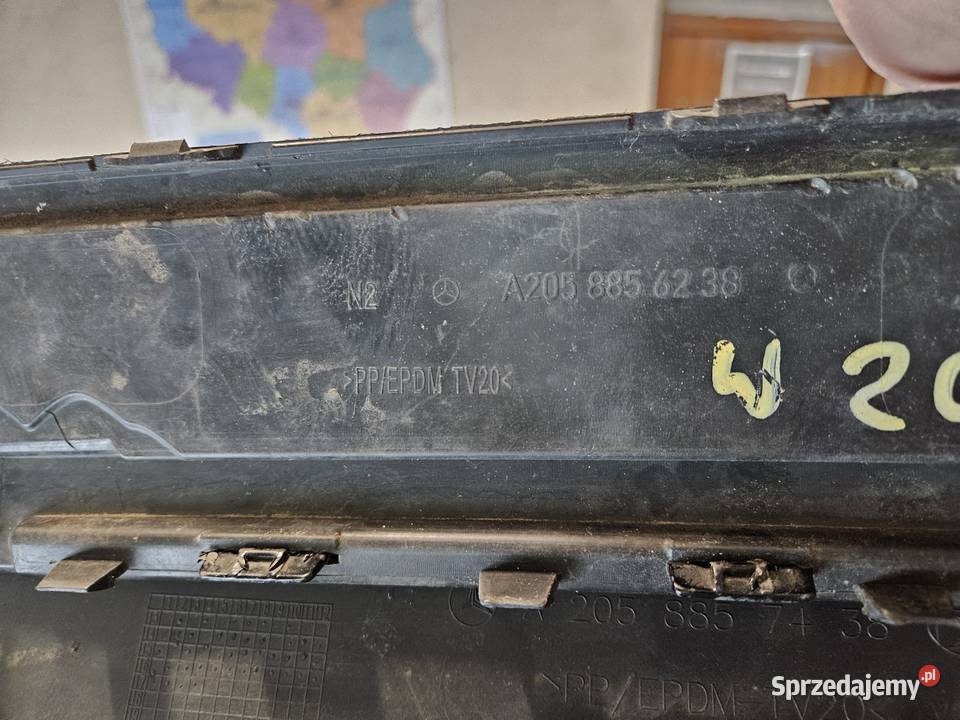 MERCEDES W205 AMG DYFUZOR SPOILER ZDERZAKA TYŁ wielkopolskie