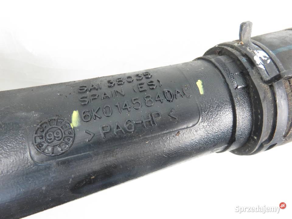 RURA INTERCOOLERA CORDOBA 19 TDI 6K0145840AC Przewody powietrza