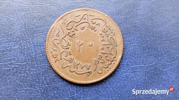 Stare monety 20 para 1861 Imperium Osmańskie Numizmatyka Lesko