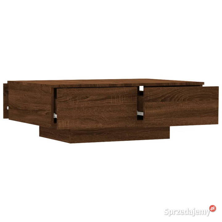 Stolik kawowy brązowy dąb 90x60x31 WM815197 Warszawa sprzedam