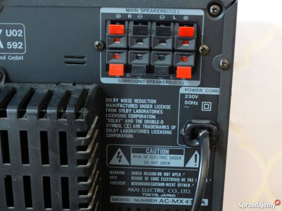 Wieża Akai ACMX470 mocna i sprawna WYSYŁKA podkarpackie sprzedam