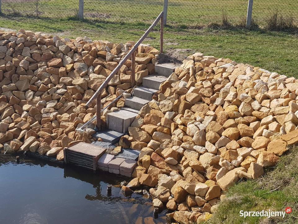 kamień na skarpy stawu w kwocie hydrotechniczny sprzedam