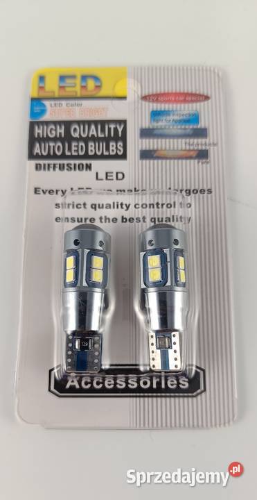 Nowe żarówki LED W5W Kierunkowskazy postojowe Żarówki samochodowe Brwinów