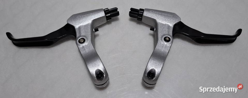 Uchwyty hamulca rączki górski aluminium srebrne Czeladź