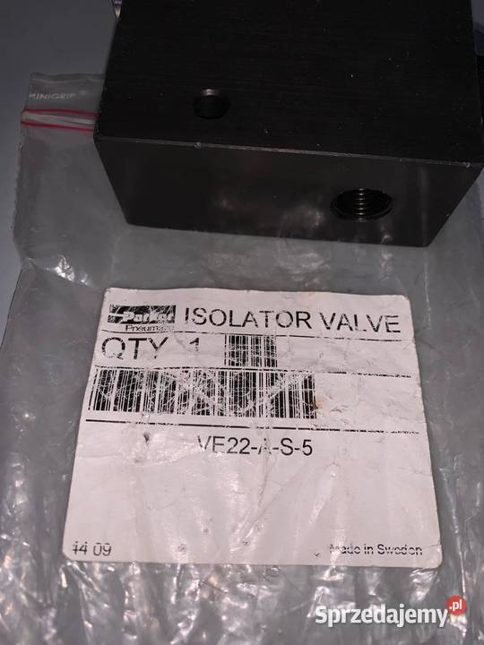 PARKER VE22AS5 VE22AS5 Isolator Valve Warszawa sprzedam