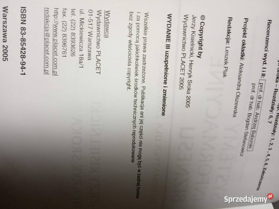 Kisielnicki informatyka w zarządzaniu książki Antykwariat