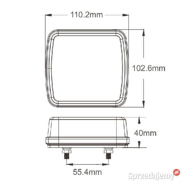 Lampa tylna prawa LA40080R sprzedam