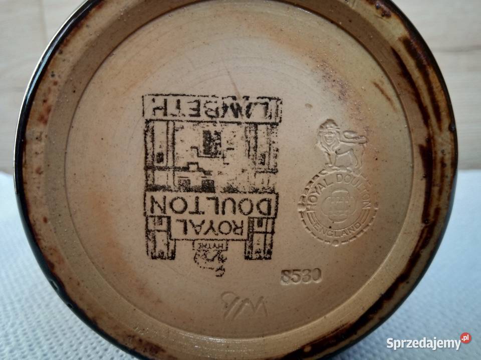 wazon Royal Doulton Lambeth Winnie Bowstead Dom i Ogród Zielona Łąka sprzedam