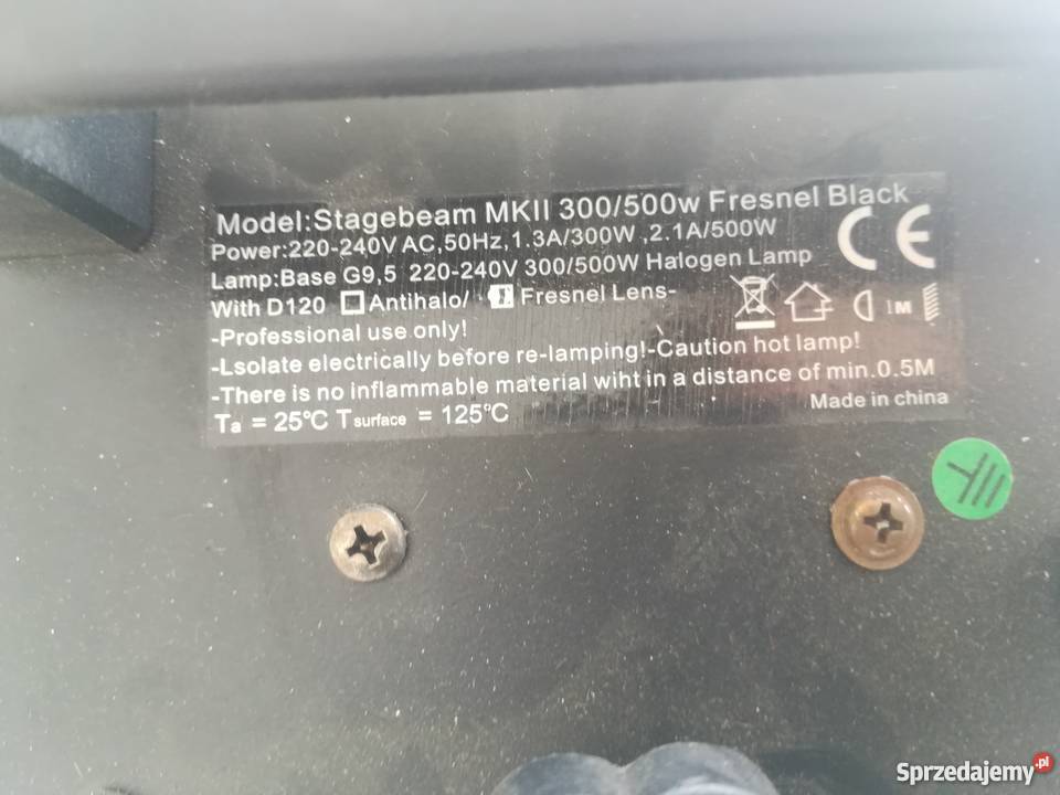 SSTATYWY AVENGERSLAMPY SHOWTEC STAGOBEN MK II sprzedam