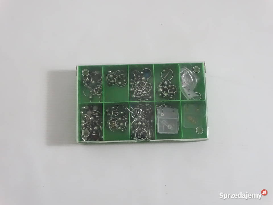 MEGA ZESTAW Piercing 60 kolczyków do nosa Biłgoraj