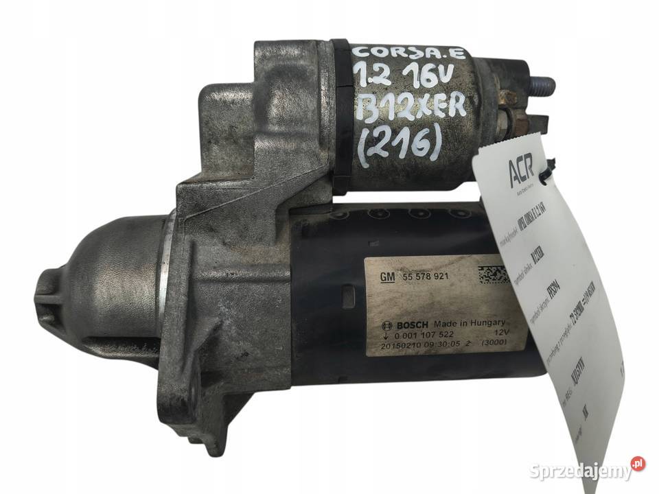 ROZRUSZNIK Opel Corsa E 12 16V bosch 55578921 osobowe Chełm