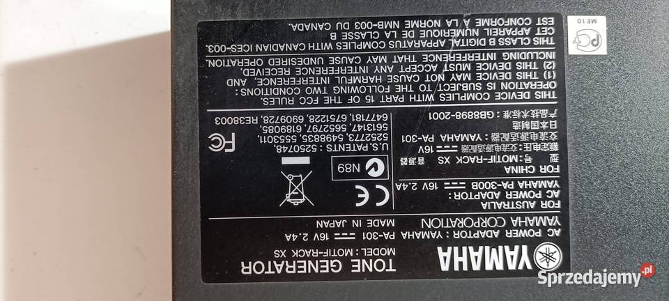 Moduł brzmieniowy Yamaha Motif Rack XS Katowice sprzedam
