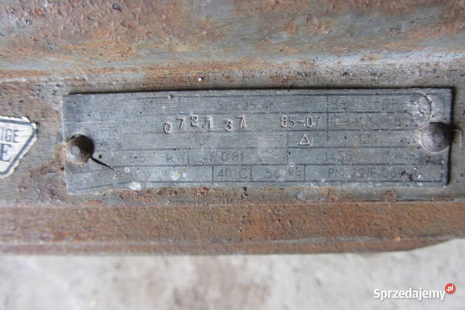 Silnik elektryczny 55 kw 1455 obr Pozostałe Biłgoraj