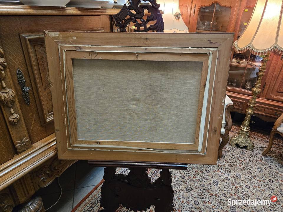 Obraz na Płótnie w Złotej ramie pejzaż Kalisz