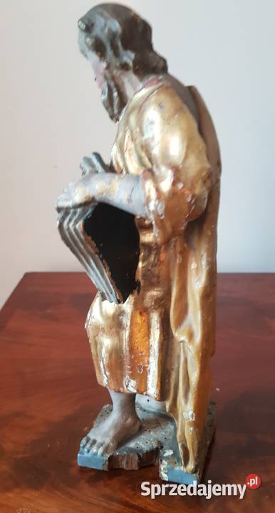 Rzeźba figura barokowa polichromia XVIII wiek Antyki warmińsko-mazurskie Orneta