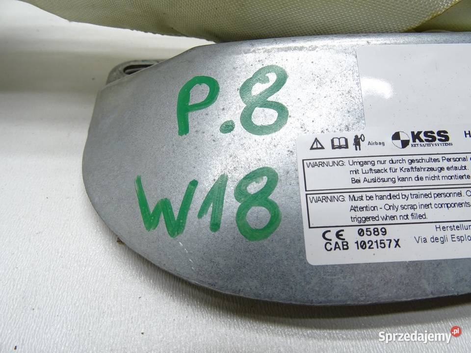 KURTYNA POWIETRZNA AIRBAG PRAWA 5N0880742K VW Poduszki powietrzne