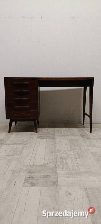 biurko PRL patyczak dwustronne z szufladami łódzkie Radomsko sprzedam
