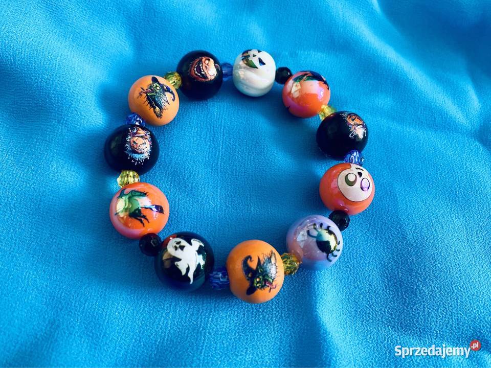 nowa unikatowa bransoletka motyw Halloween Bransoletki pomorskie Gdynia