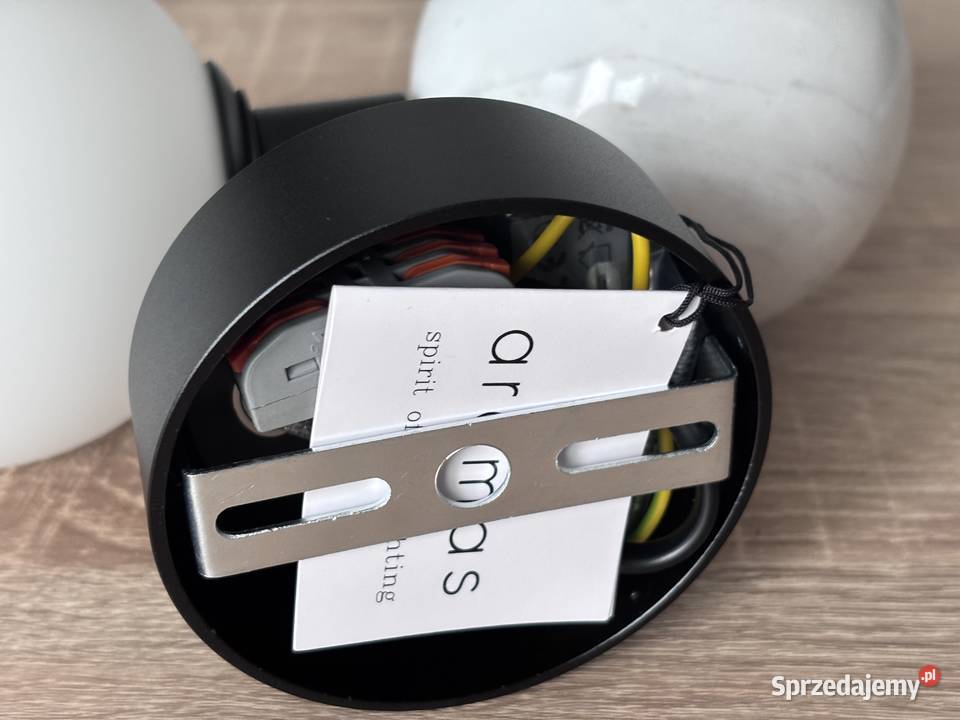 Aromas Lampa ścienna kinkiet marmur czarny metal Kinkiety mazowieckie Dobiesz