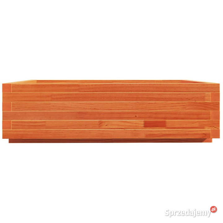 Donica ogrodowa woskowy brąz 90x90x265 drewno mazowieckie Warszawa