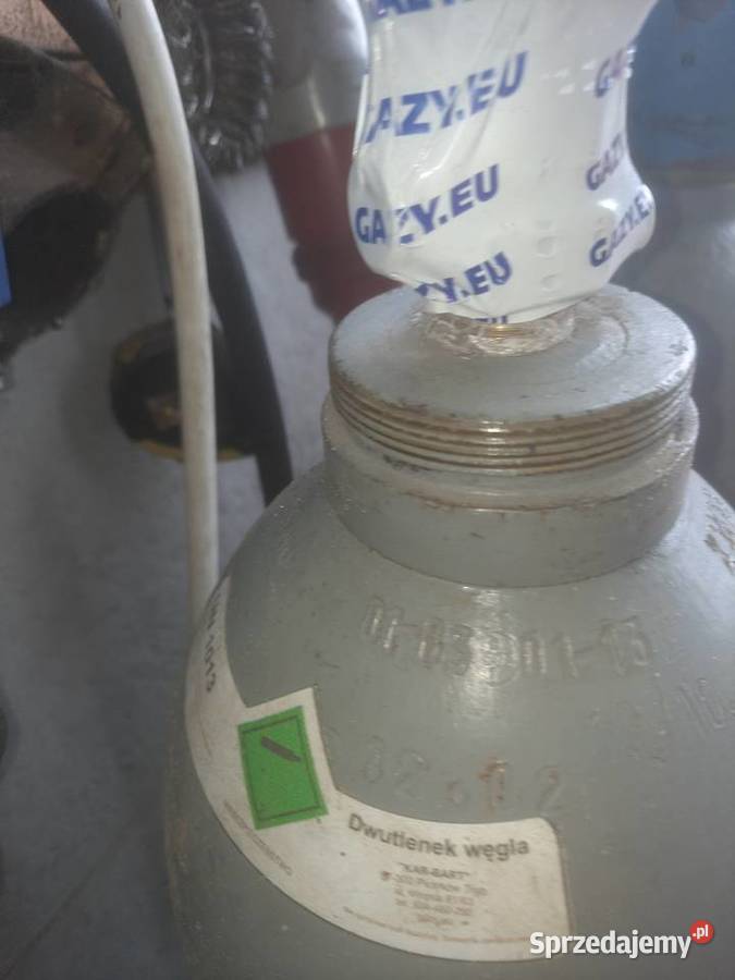 Butle gaz techniczny 40l 26 CO2 dwutlenek nie świętokrzyskie Dobromierz