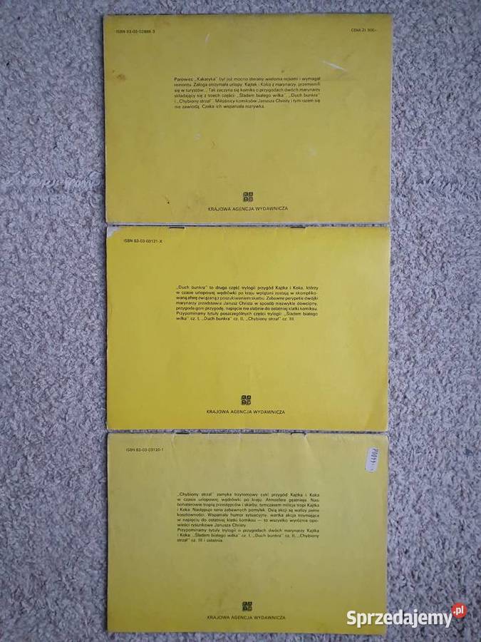 Kajtek i Koko Śladem Białego Wilka 3 albumy 1990 Gdynia