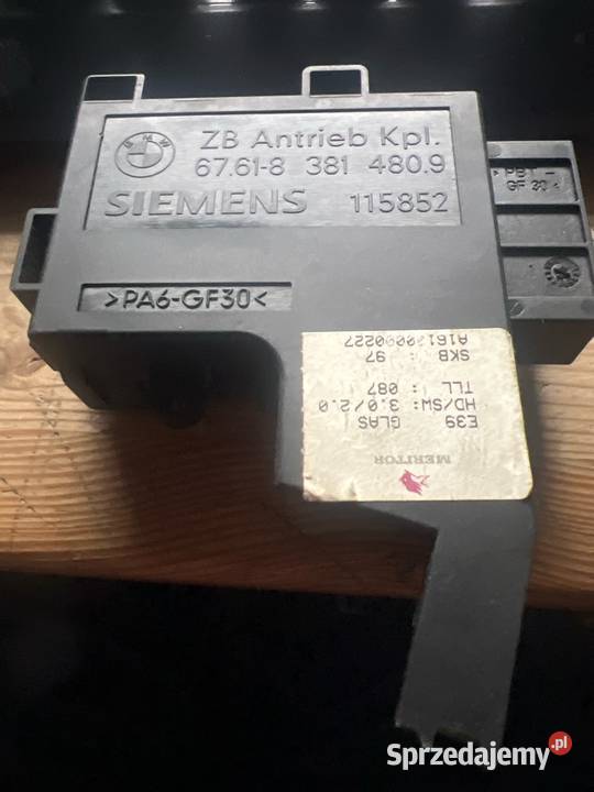 Silniczek szyberdachu bmw e39 Margonin