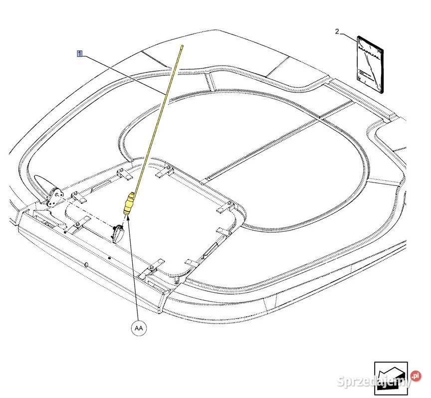 Antena Case Holland Steyr 84143970 ORYGINAŁ CNH podlaskie Białystok