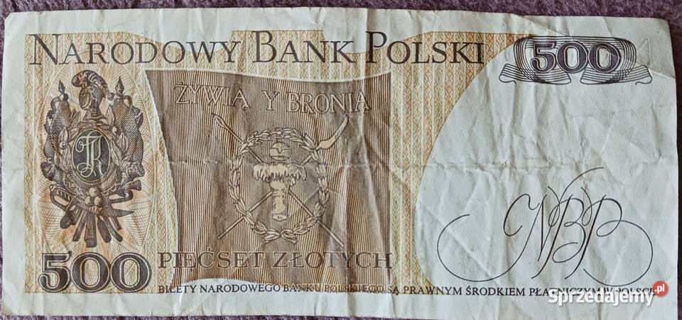 500 T Kościuszko seria GM 1VI1982 r sprzedam