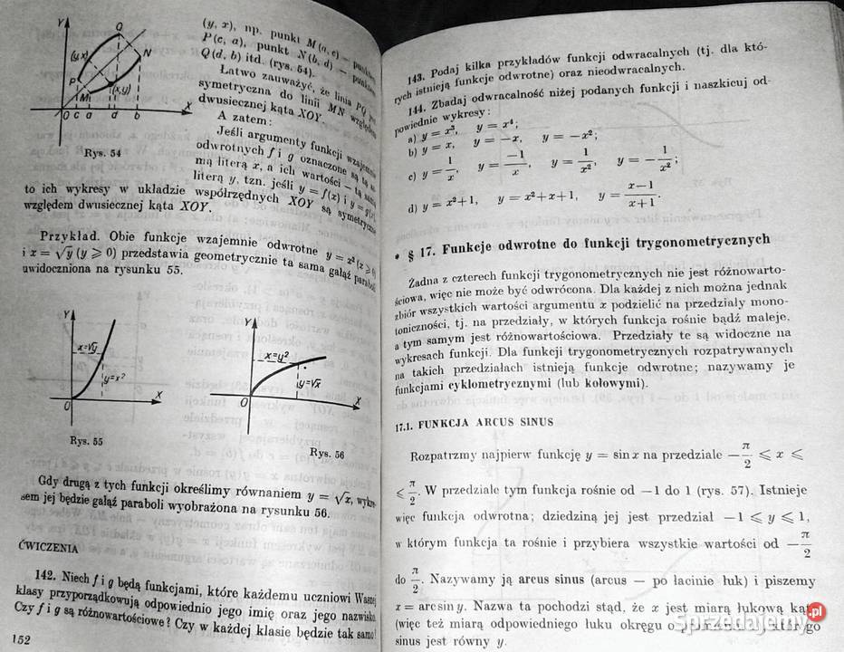 Matematyka kl 3 LO Stefan Straszewicz Rok wydania 1982 sprzedam