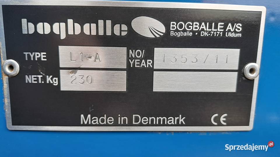 Rozsiewacz nawozów Bogballe L1 base Łańcut