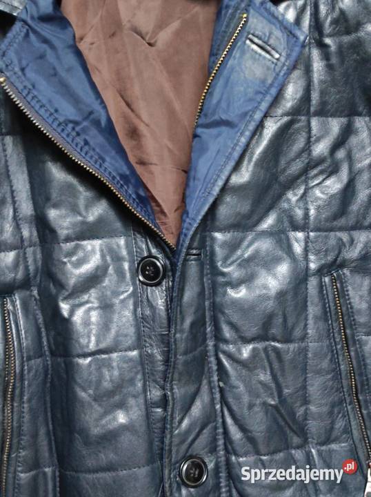 skórzana męska kurtka marynarka ze skóry