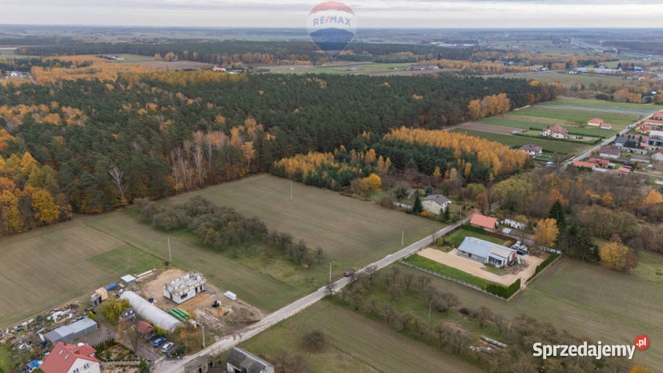 Działka pod lasem Załuski 47m