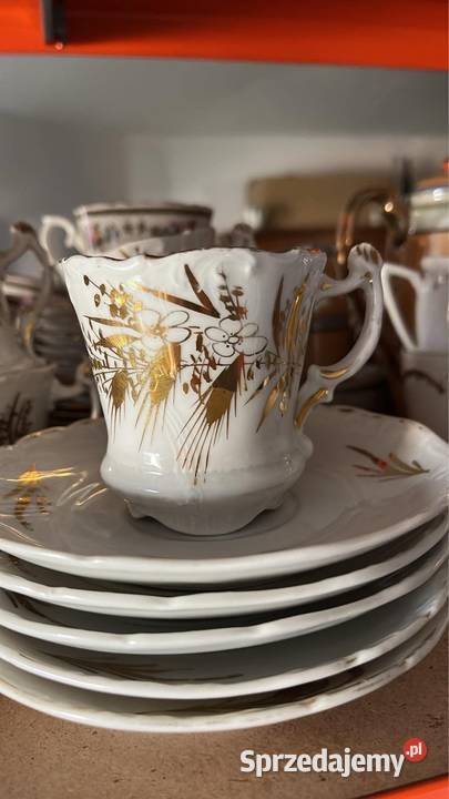 Filiżanka Carl Tielsch Altwasser Kłosy Syg z Gdańsk