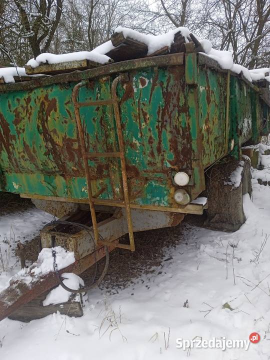 Przyczepa wywrotkaskorupa jednoosiowa Pozostałe małopolskie