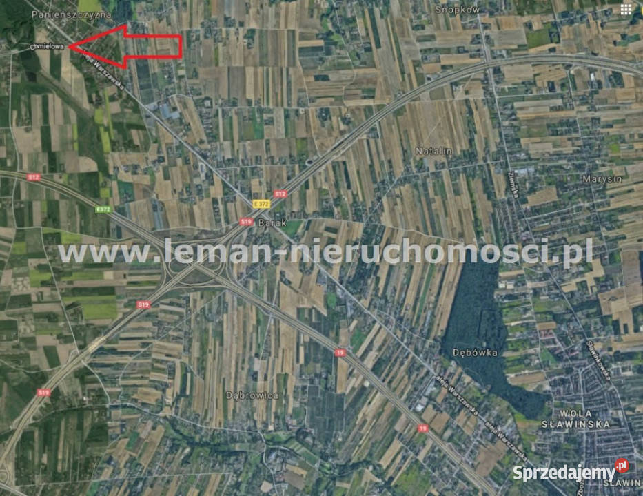 Działka 1453m2 Panieńszczyzna szambo lubelskie