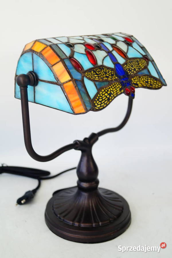 Lampka witrażowa styl Tiffany witraż na biurko sprzedam