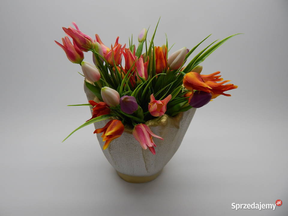 Donica Betonowa 26 Biała Złota Grabina