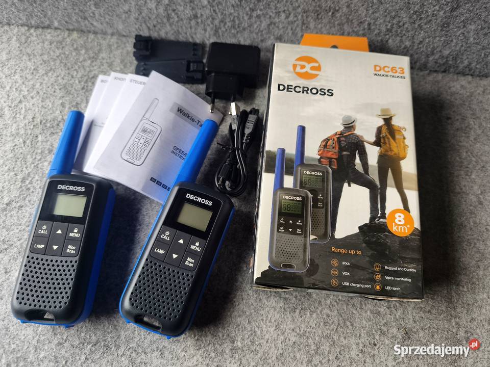 Radiotelefony PMR DECROSS DC63 Pozostałe
