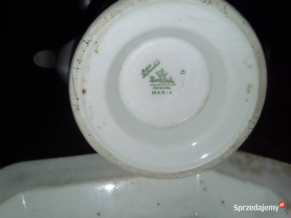 Zabytkowa porcelana talerze filirzanki Porcelana i szkło Kraków