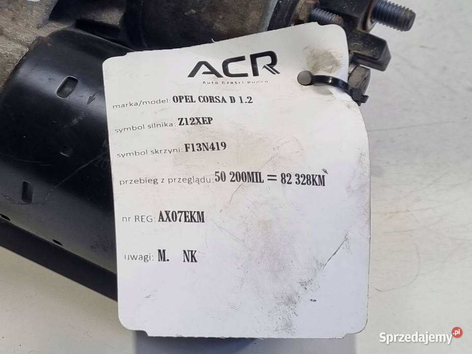 ROZRUSZNIK Opel Corsa D 12 16V bosch 0001107408 Chełm