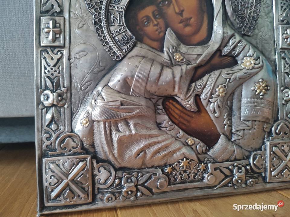 Piękna ikona Matki Boskiej pocieszenia łódzkie sprzedam