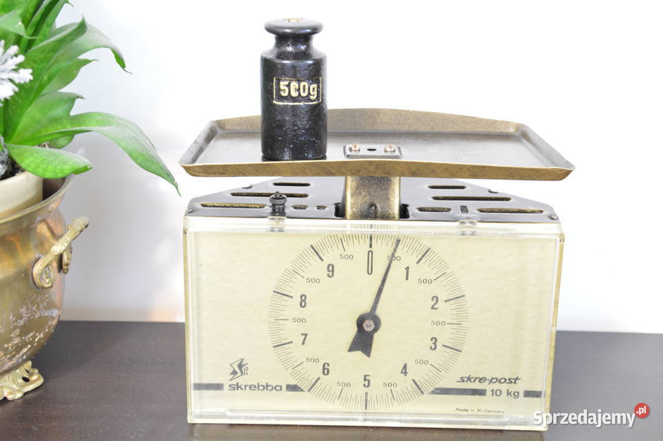 naciskowa WAGA 10 metalowa Niemiecka Jastrzębie-Zdrój