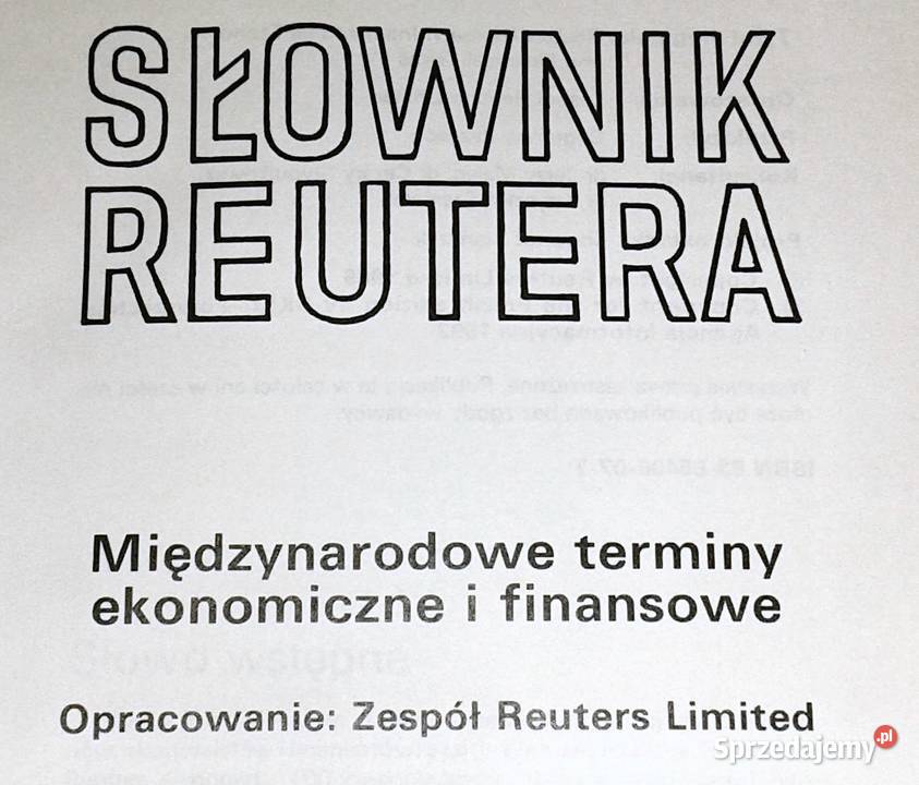 Słownik Reutera Międzynarodowe terminy Chełm