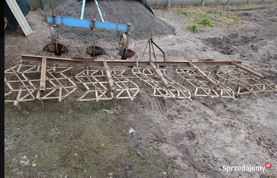 Pług 2skibowy brona talerzowa 2 m brony 3 polowe Kolbuszowa