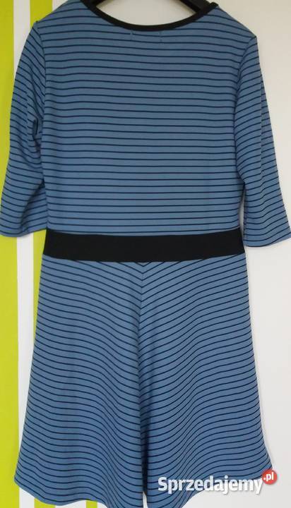 SM3840 Miła wygodna sukienka Kate collection niebieski Spódnice i sukienki sprzedam