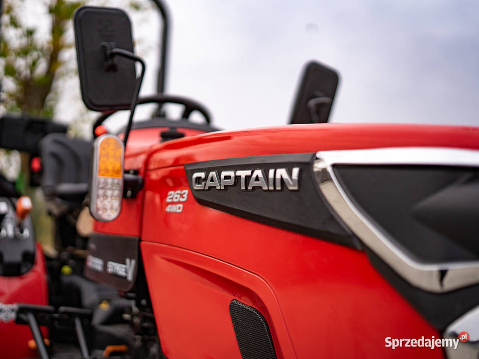 Nowy Mini Trakor Captain 263 8G 25 4X4 Ciągniki dolnośląskie Trzebnica
