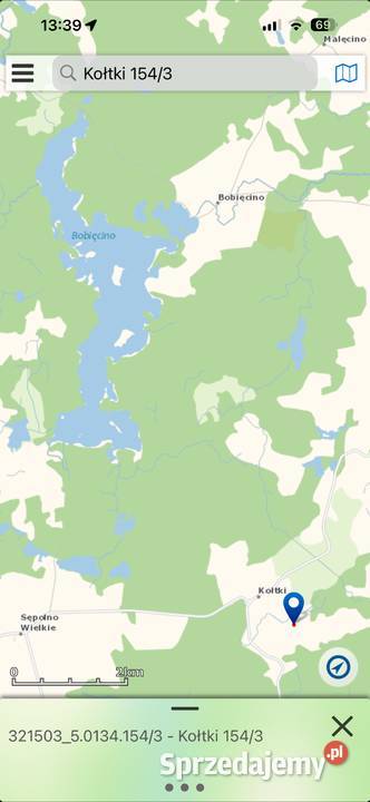 Działka budowlana 981m2 Kołtki