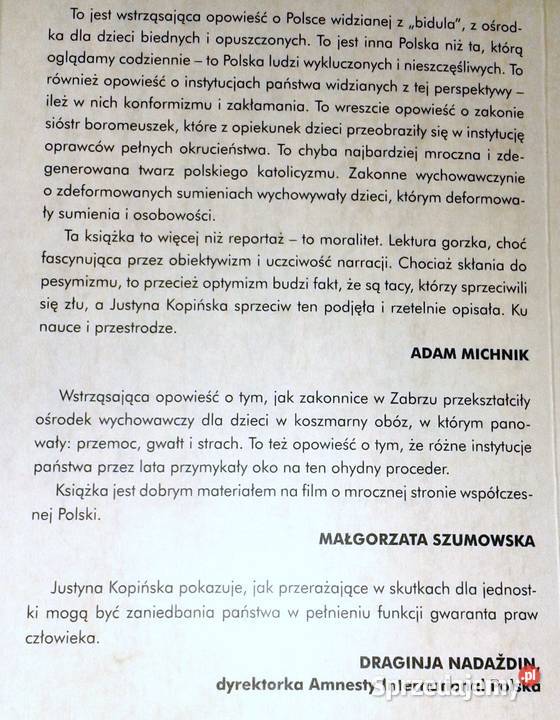 Czy Bóg wybaczy siostrze Bernadetcie Justyna Pozostałe Pozostałe lubelskie Chełm