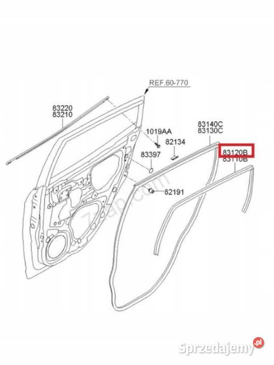 USZCZELKA SZYBY TYŁ TYLNEJ KIA PICANTO 04 zASO